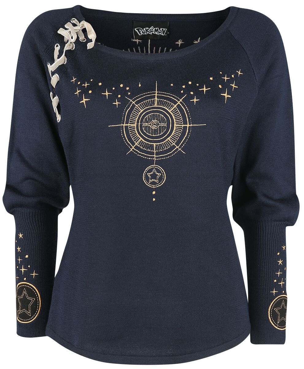 Pokémon - Gaming Strickpullover - Celestial - S bis XXL - für Damen - Größe S - dunkelblau  - EMP exklusives Merchandise! von Pokémon