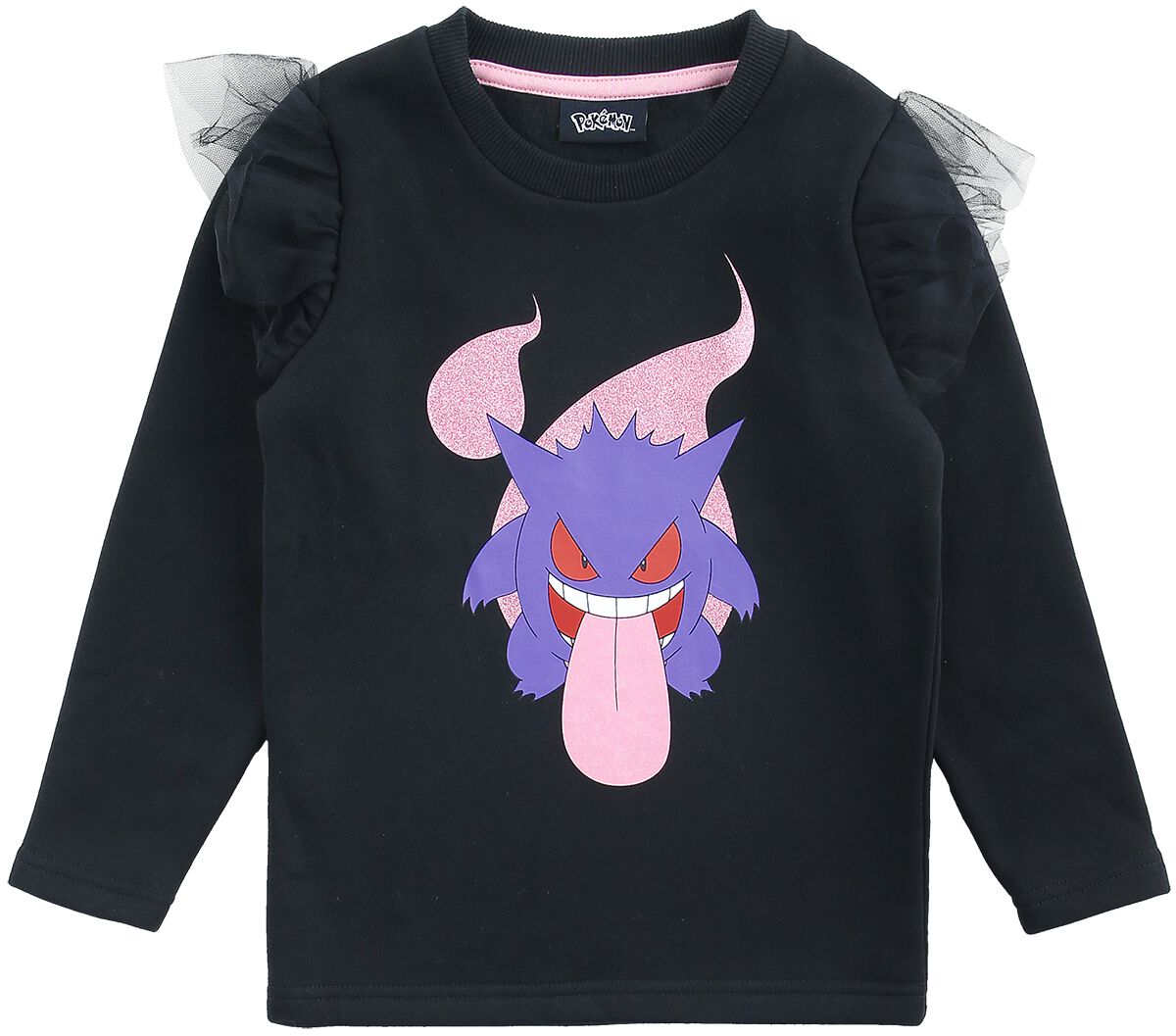 Pokémon - Gaming Sweatshirt für Kinder - Kids - Gengar - für Mädchen - schwarz  - EMP exklusives Merchandise! von Pokémon