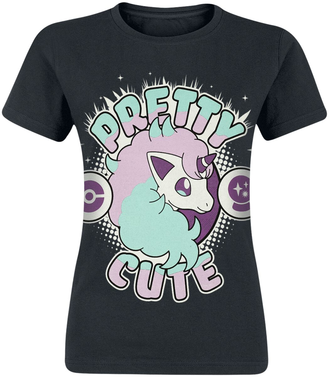 Pokémon - Gaming T-Shirt - Galar-Ponita - S bis XXL - für Damen - Größe M - schwarz  - EMP exklusives Merchandise! von Pokémon