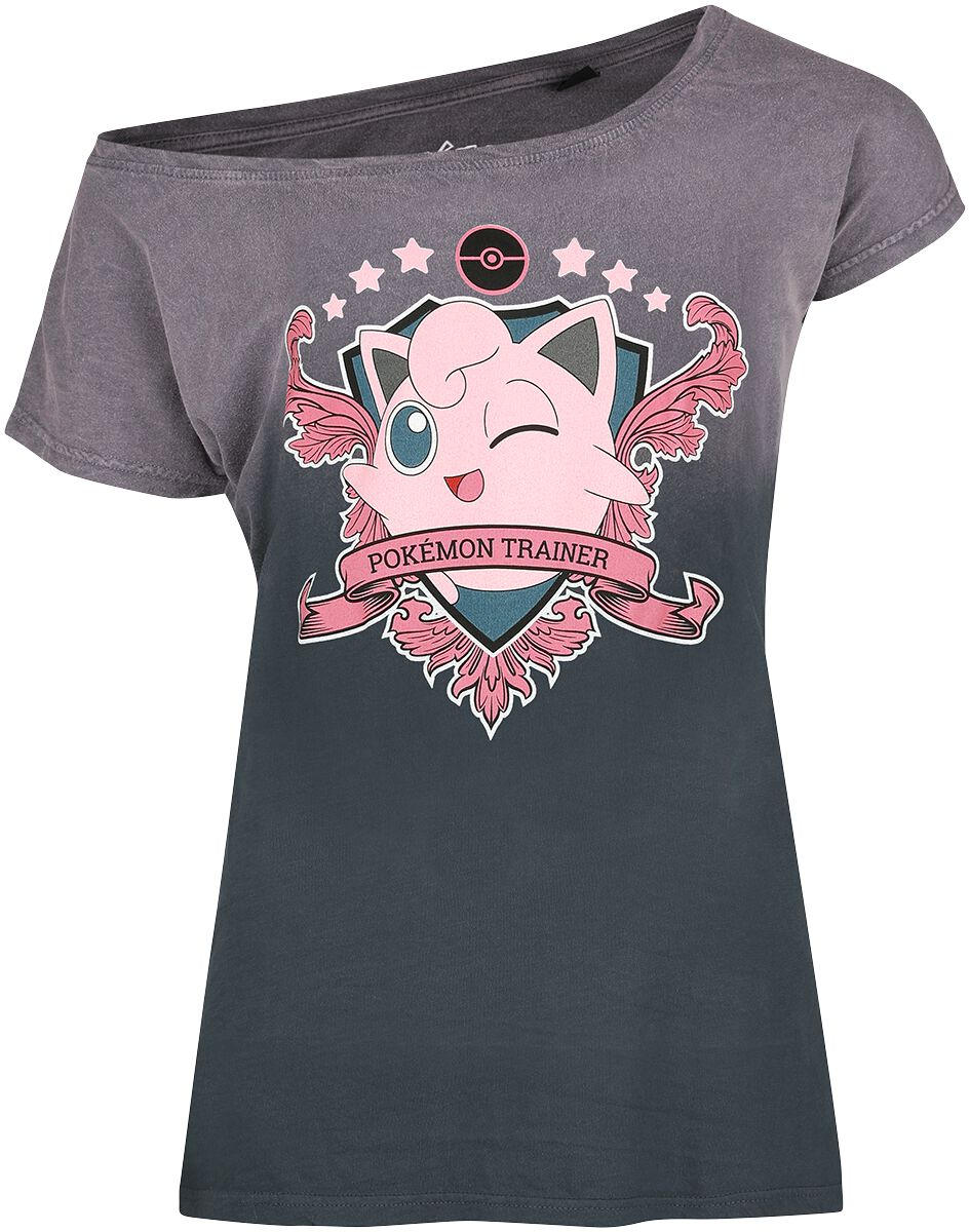 Pokémon - Gaming T-Shirt - Pummeluff - Pokémon Trainer - S bis XXL - für Damen - Größe L - rosa  - EMP exklusives Merchandise! von Pokémon