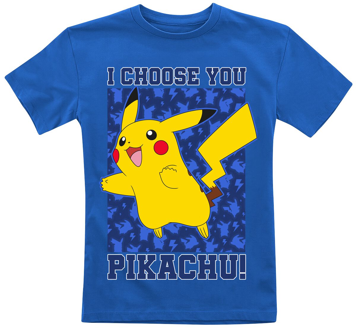 Pokémon - Gaming T-Shirt für Kinder - Kids - Pikachu I Choose You - für Mädchen & Jungen - blau von Pokémon