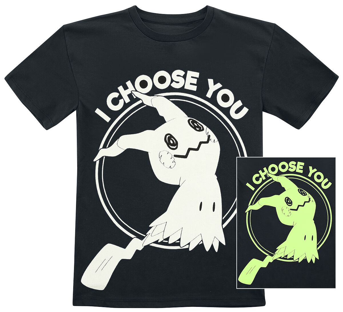 Pokémon - Gaming T-Shirt für Kleinkinder - Kids - Mimikyu - I Choose You - für Mädchen & Jungen - schwarz  - EMP exklusives Merchandise! von Pokémon