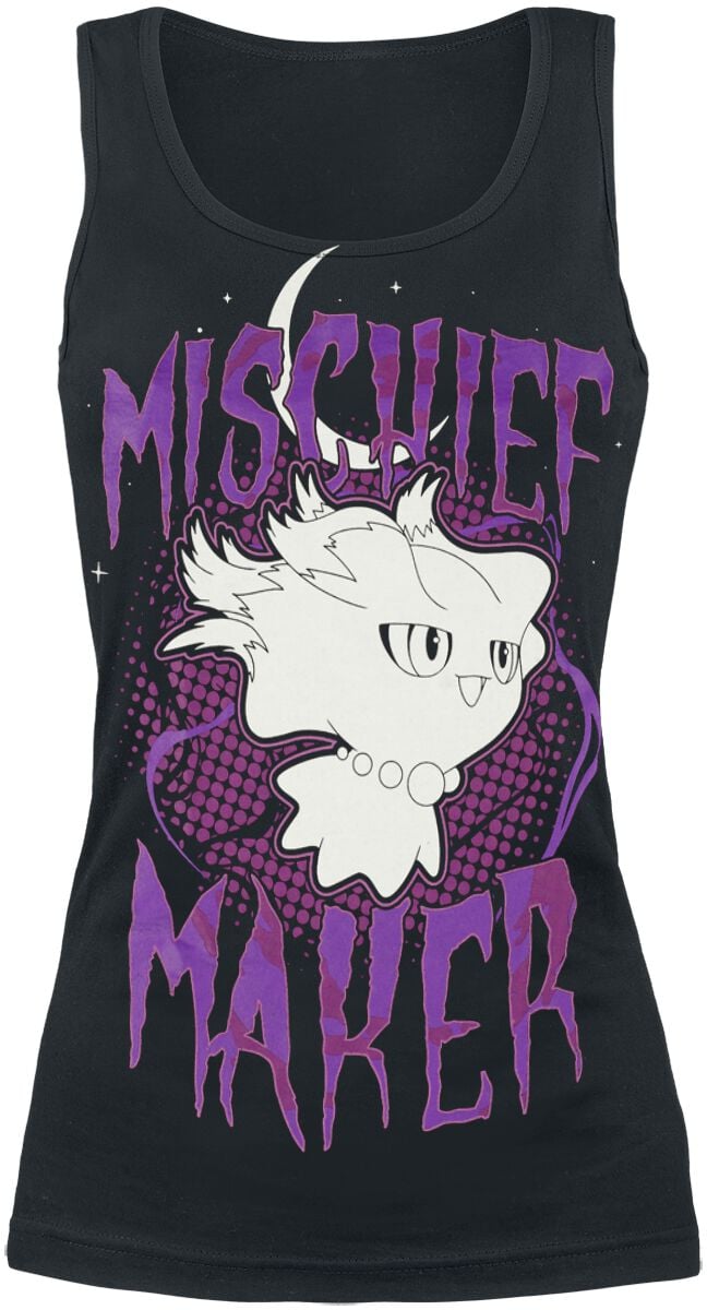 Pokémon - Gaming Top - Traunfugil - Nocturnal Mischief - S bis XXL - für Damen - Größe M - schwarz  - EMP exklusives Merchandise! von Pokémon