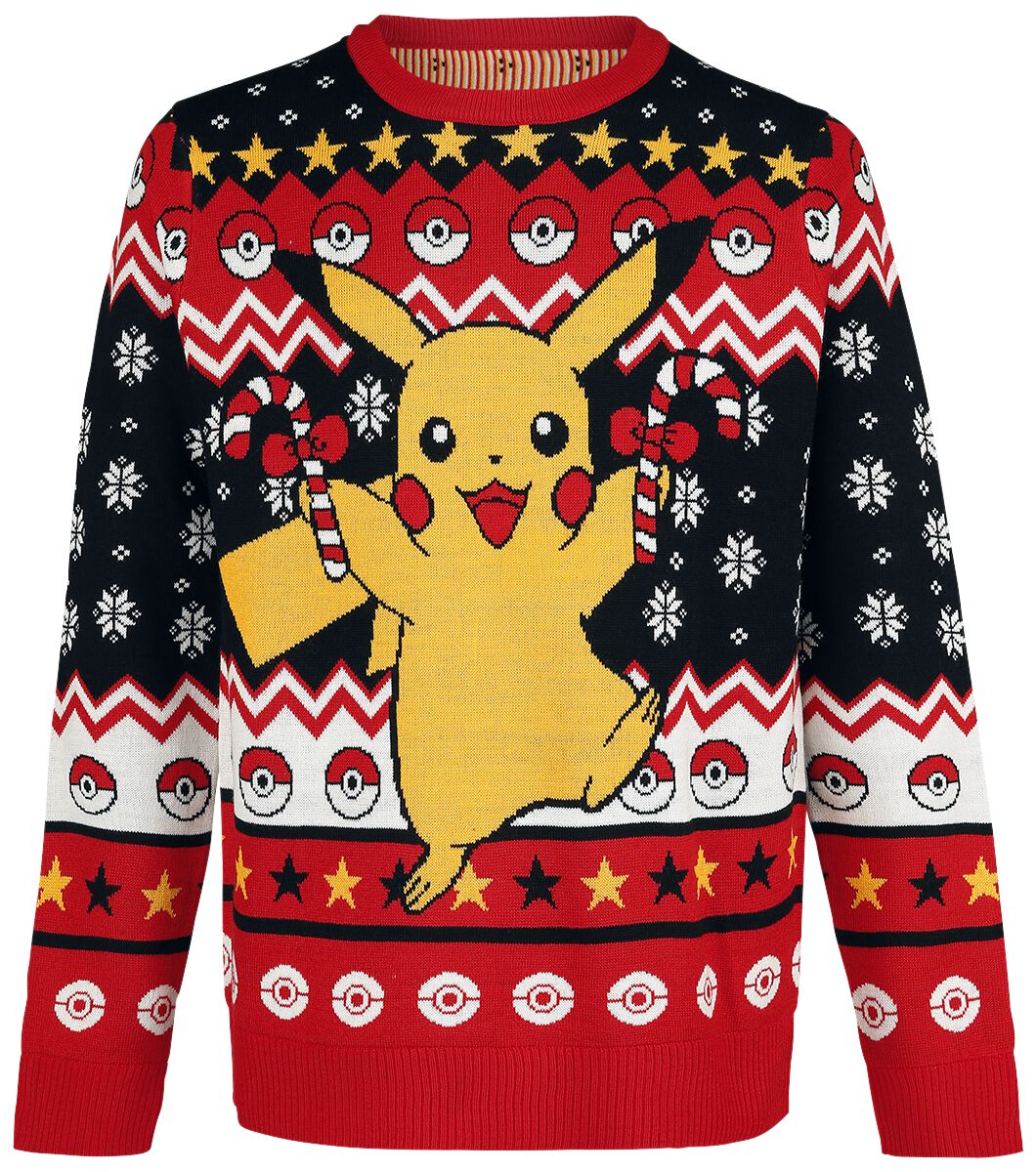 Pokémon - Gaming Weihnachtspullover - Pikachu - XS bis 5XL - für Männer - Größe XXL - multicolor  - EMP exklusives Merchandise! von Pokémon