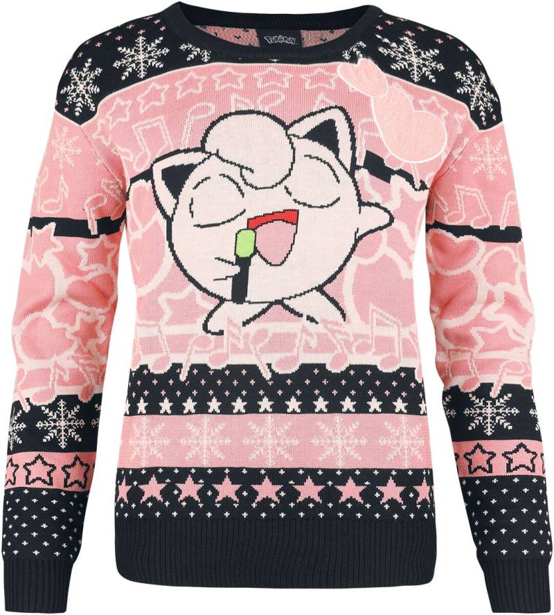 Pokémon - Gaming Weihnachtspullover - Pummeluff - S bis XXL - für Damen - Größe L - pink/schwarz  - EMP exklusives Merchandise! von Pokémon