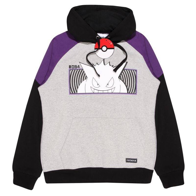 Pokémon Gengar Shadow Kapuzenpullover grau lila in M von Pokémon