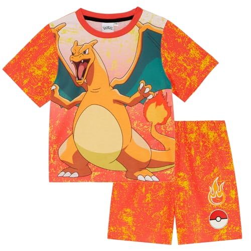 Pokémon Glurak/Charizard Originals Retro-Kurzpyjama 5-6 Jahre 116cm von Pokémon