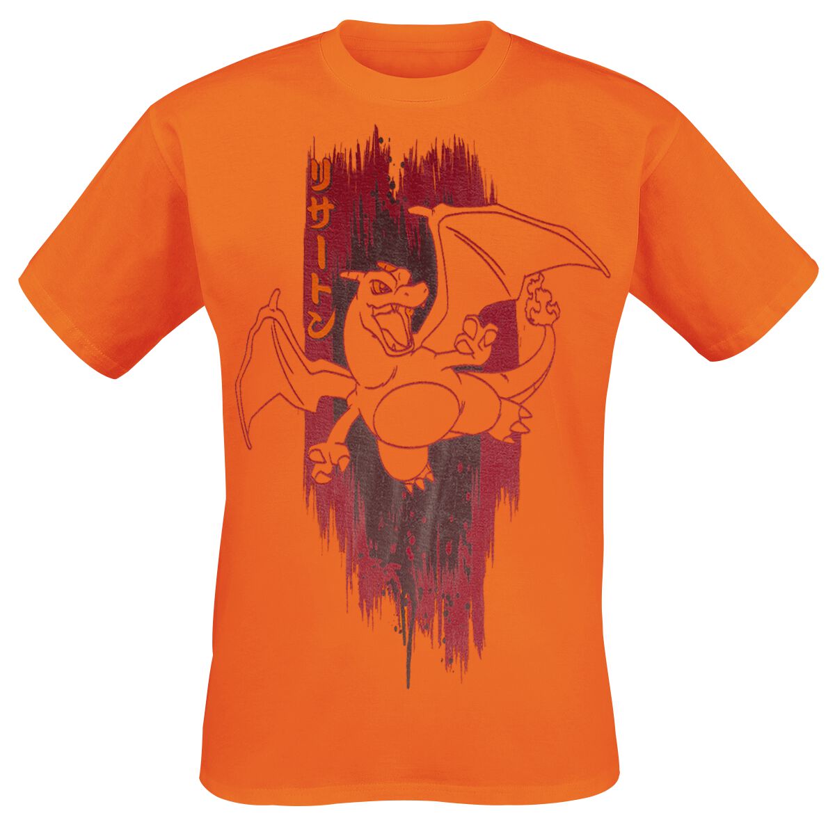 Pokémon Glurak T-Shirt orange in L von Pokémon