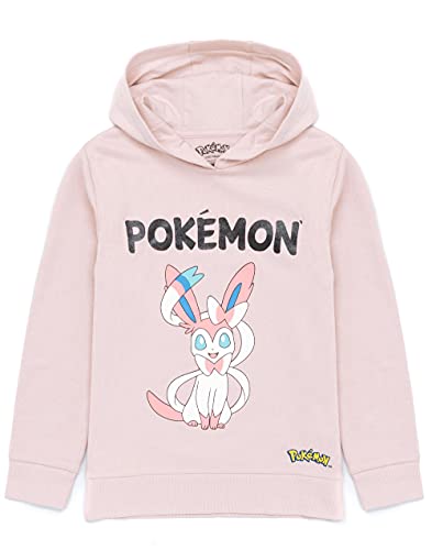 Pokemon Hoodie Girls Kids Game Gifts Sylveon Lilac Jumper Pullover 11-12 Jahre von Pokémon