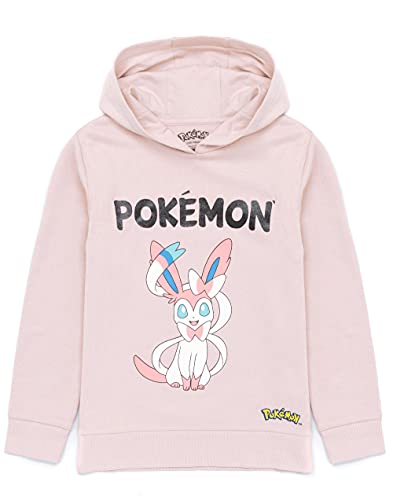 Pokemon Hoodie Girls Kids Game Gifts Sylveon Lilac Jumper Pullover 7-8 Jahre von Pokémon