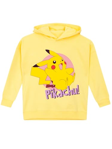Pokemon Hoodie für Mädchen | Pikachu Kapuzenpullover | Kleidung Mädchen | Im Alter von 5 bis 12 Jahren |140 von Pokemon