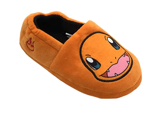 Pokemon Jungen Kinder Hausschuhe Pikachu Charmander Größe 9-3, Orange, 28 EU von Pokémon