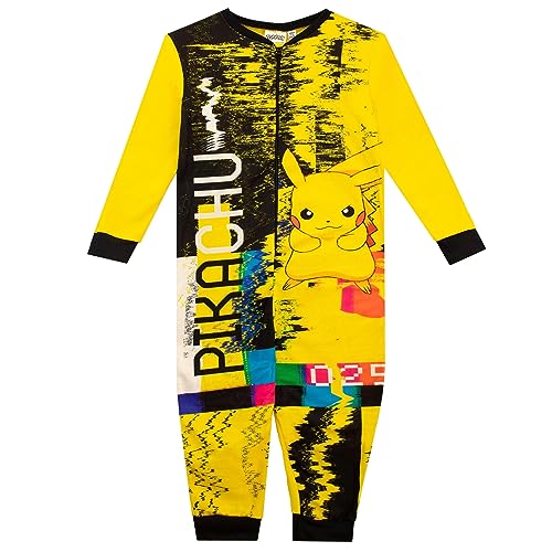 Pokemon Jungen Schlafoveralls Pikachu Gelb 104 von Pokémon