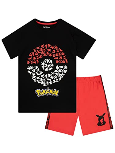 Pokemon Jungen T-Shirt und Short Set Pikachu Mehrfarbig 122 von Pokemon