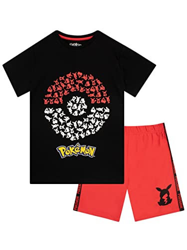 Pokemon Jungen T-Shirt und Short Set Pikachu Mehrfarbig 158 von Pokemon