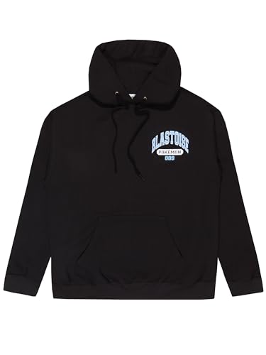 Pokémon Kapuzenpullover Herren | 100% Baumwolle Blastoise Kapuzenpullover für Männer | Größen Klein Bis Groß | Schwarz XX-Large von Pokemon