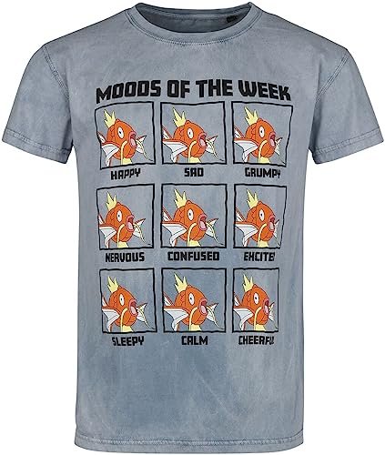 Pokémon Karpador - Moods of The Week Männer T-Shirt blau XXL von Pokémon