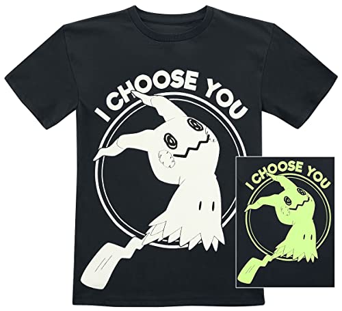 Pokémon Kids - Mimikyu - I Choose You Unisex T-Shirt schwarz 128 von Pokémon