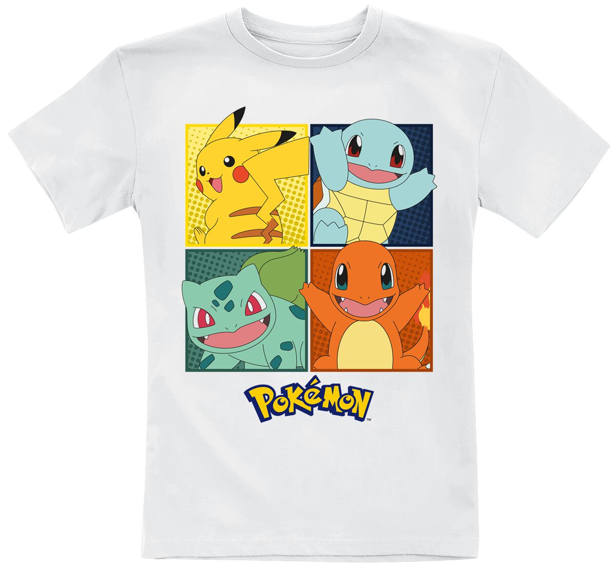 Pokémon Kids - Partner T-Shirt weiß in 104 von Pokémon