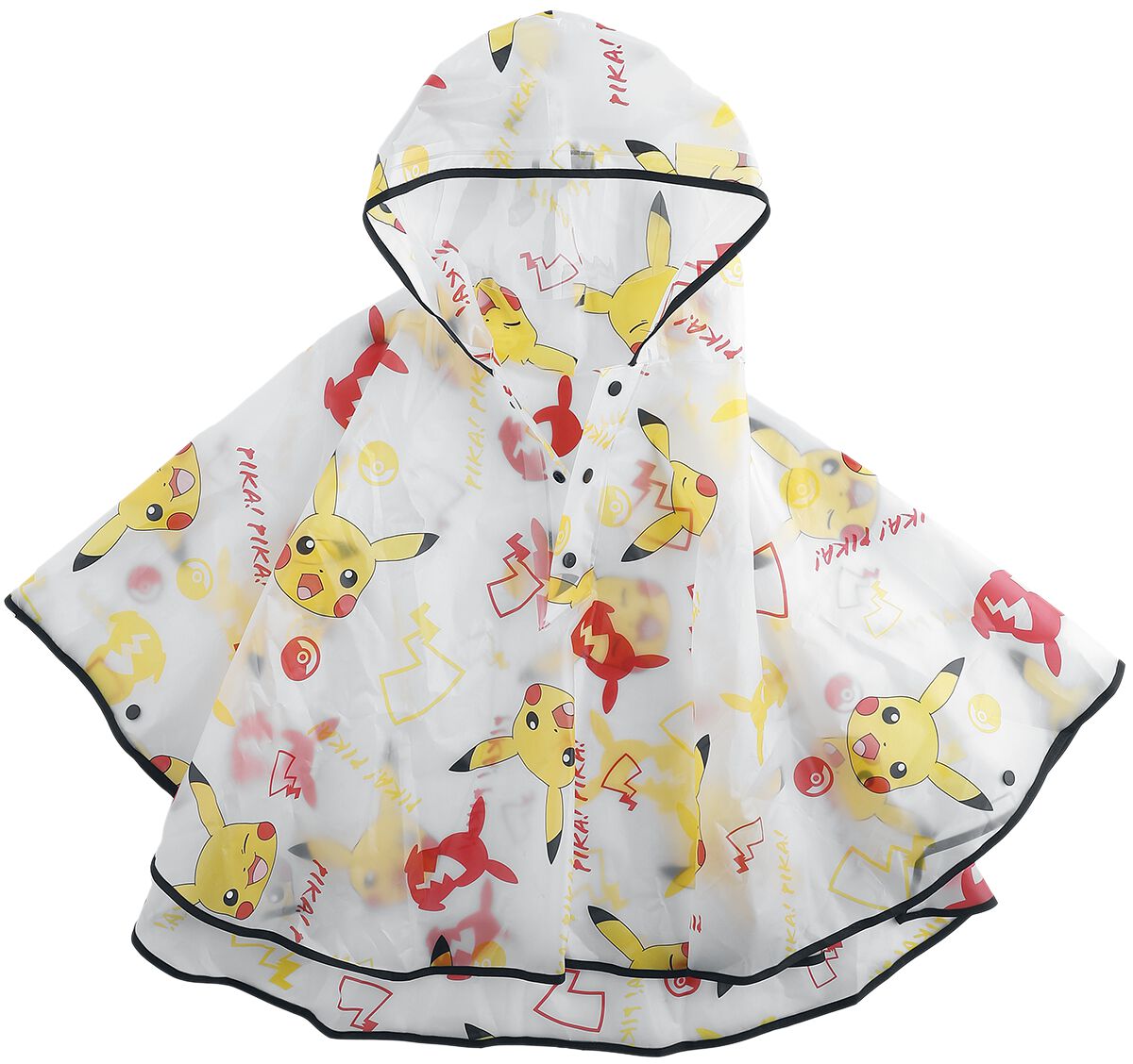 Pokémon Kids - Pikachu Jacke durchsichtig in 134/140 von Pokémon