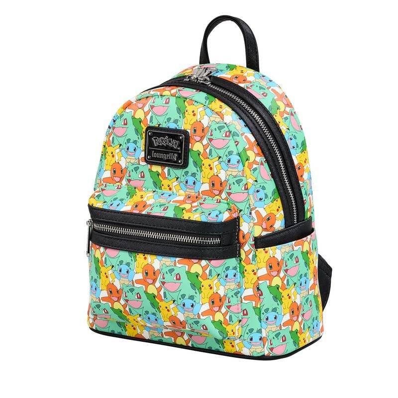 Pokémon Loungefly - Pikachu & Starter Mini-Rucksack multicolor von Pokémon