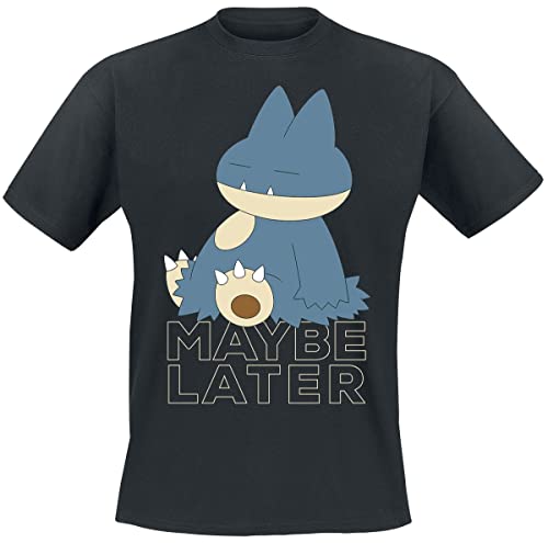 Pokémon Munchlax - Maybe Later Männer T-Shirt schwarz XXL von Pokémon