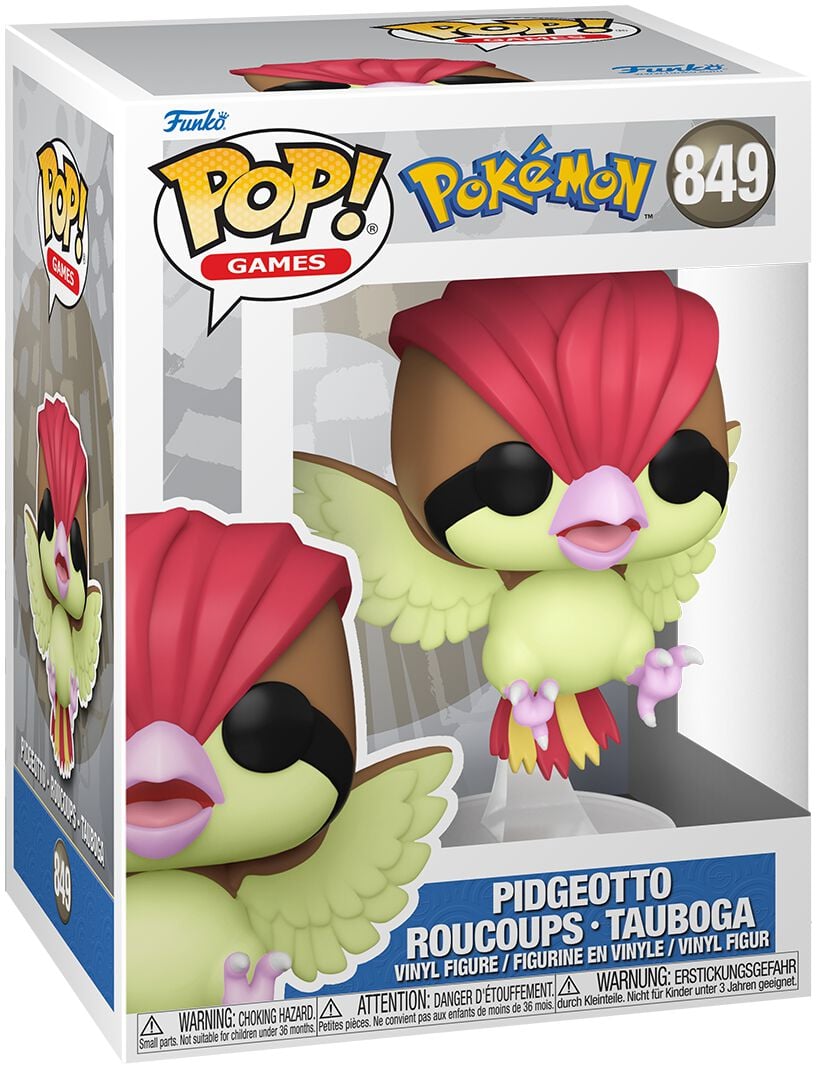 Pokémon Pidgeotto - Roucoups - Tauboga Vinyl Figur 849 Funko Pop! multicolor von Pokémon