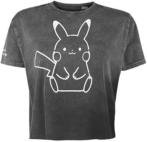 Pokémon Pikachu Frauen T-Shirt grau M von Pokémon