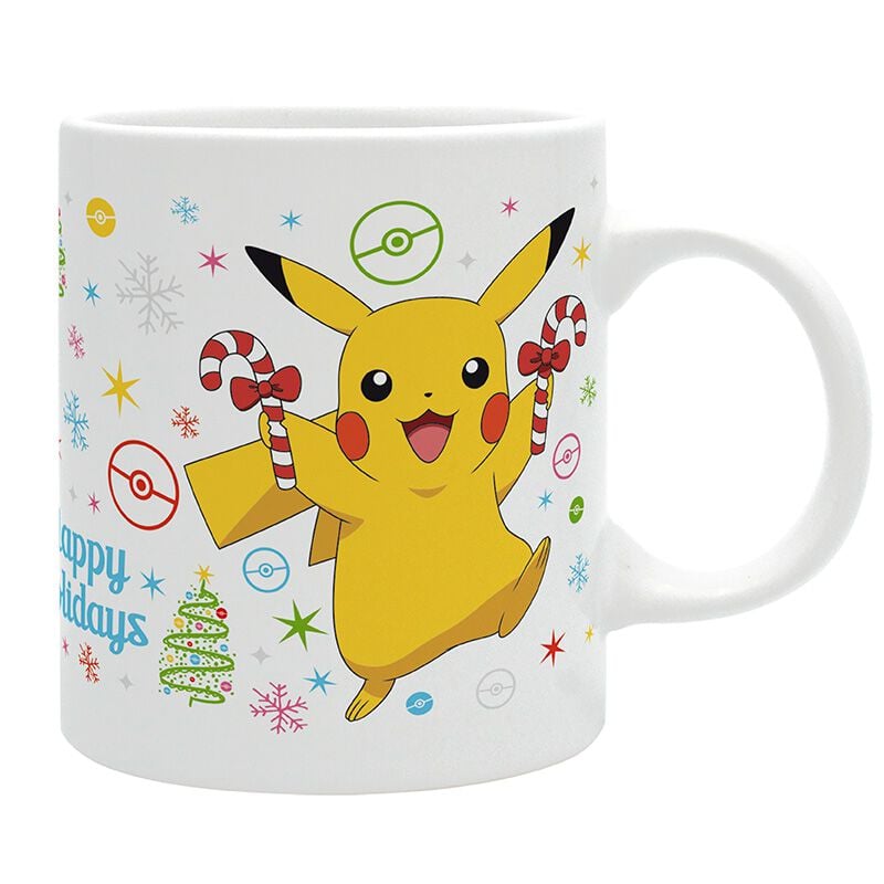 Pokémon Pikachu Happy Holidays Tasse multicolor von Pokémon