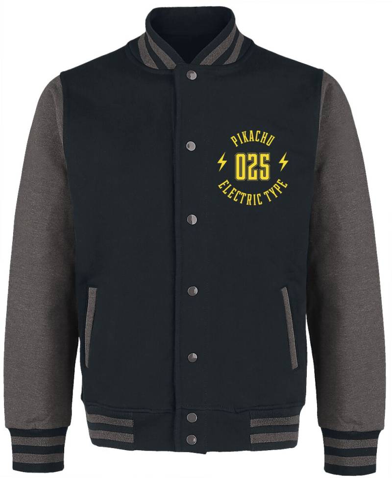 Pokémon Pikachu Jacke schwarz charcoal in S von Pokémon