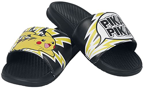 Pokémon Pikachu - Pika, Pika! Unisex Sandale schwarz EU40 Pokémon Pikachu - Pika, Pika! Unisex Sandale schwarz EU40 von Pokémon