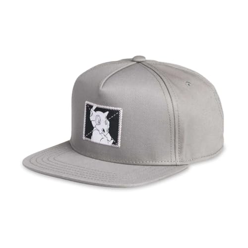 Pokemon Pokémon Center: Cubone Black & White Snapback Hat (One Size-Adult), GRAU, Einheitsgröße von Pokémon