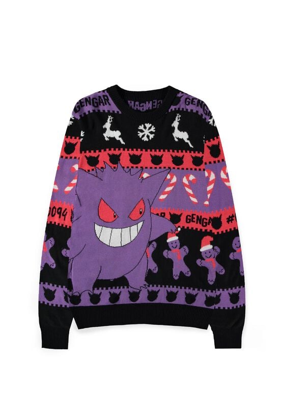 Pokémon Pokémon - Gengar Strickpullover multicolor in XXL von Pokémon