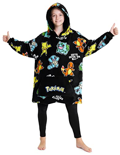 Pokemon Pullover Übergroße Kuschel Hoodie Kinder Jungen von Pokémon