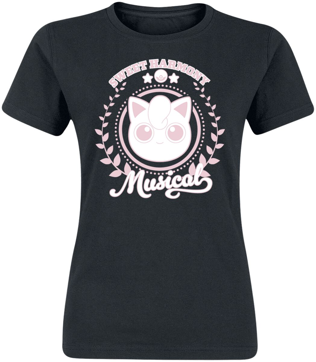 Pokémon Pummeluff - Sweet Harmony Musical T-Shirt schwarz in S von Pokémon