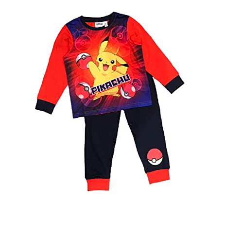 Pokemon-Pyjama für Jungen oder Mädchen mit Pikachu, Größe 9-10 Jahre von Pokemon