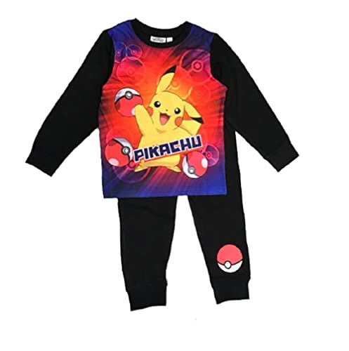 Pokemon-Pyjama für Jungen oder Mädchen mit Pikachu, Größe 9-10 Jahre von Pokemon