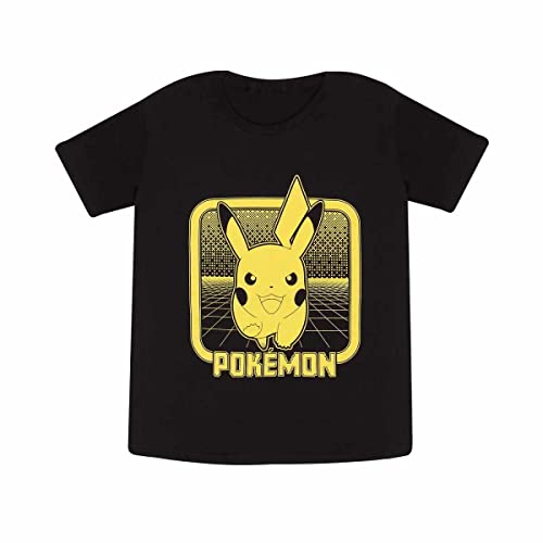Pokemon - T-Shirt für Kinder (128) (Schwarz) von Pokémon