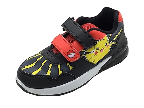 Pokemon-Turnschuhe für Jungen oder Mädchen mit blinkenden Lichtern, Schwarz, Größe 13 UK, 32 EU von Pokémon