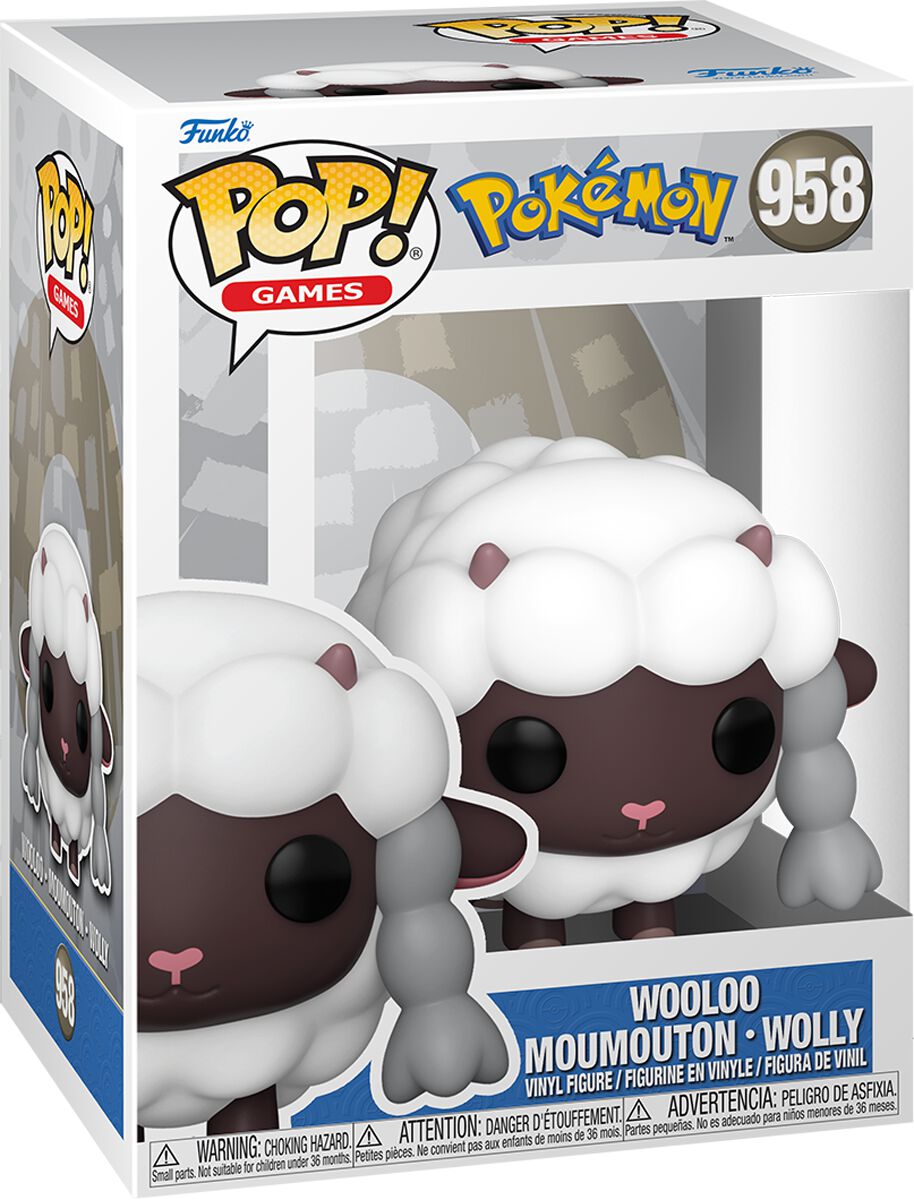 Pokémon Wooloo - Moumouton - Wolly Vinyl Figur 958 Funko Pop! multicolor von Pokémon