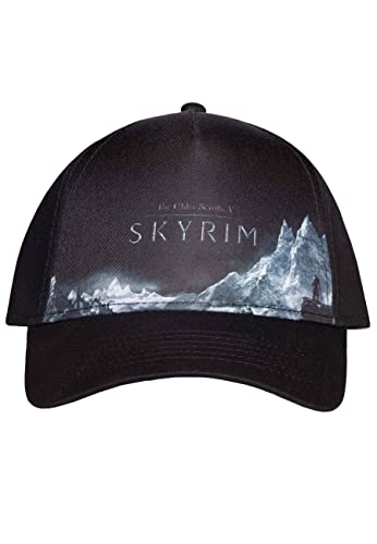 Skyrim Baseball Cap Elder Scrolls print Nue offiziell Schwarz Snapback One Size von Pokémon