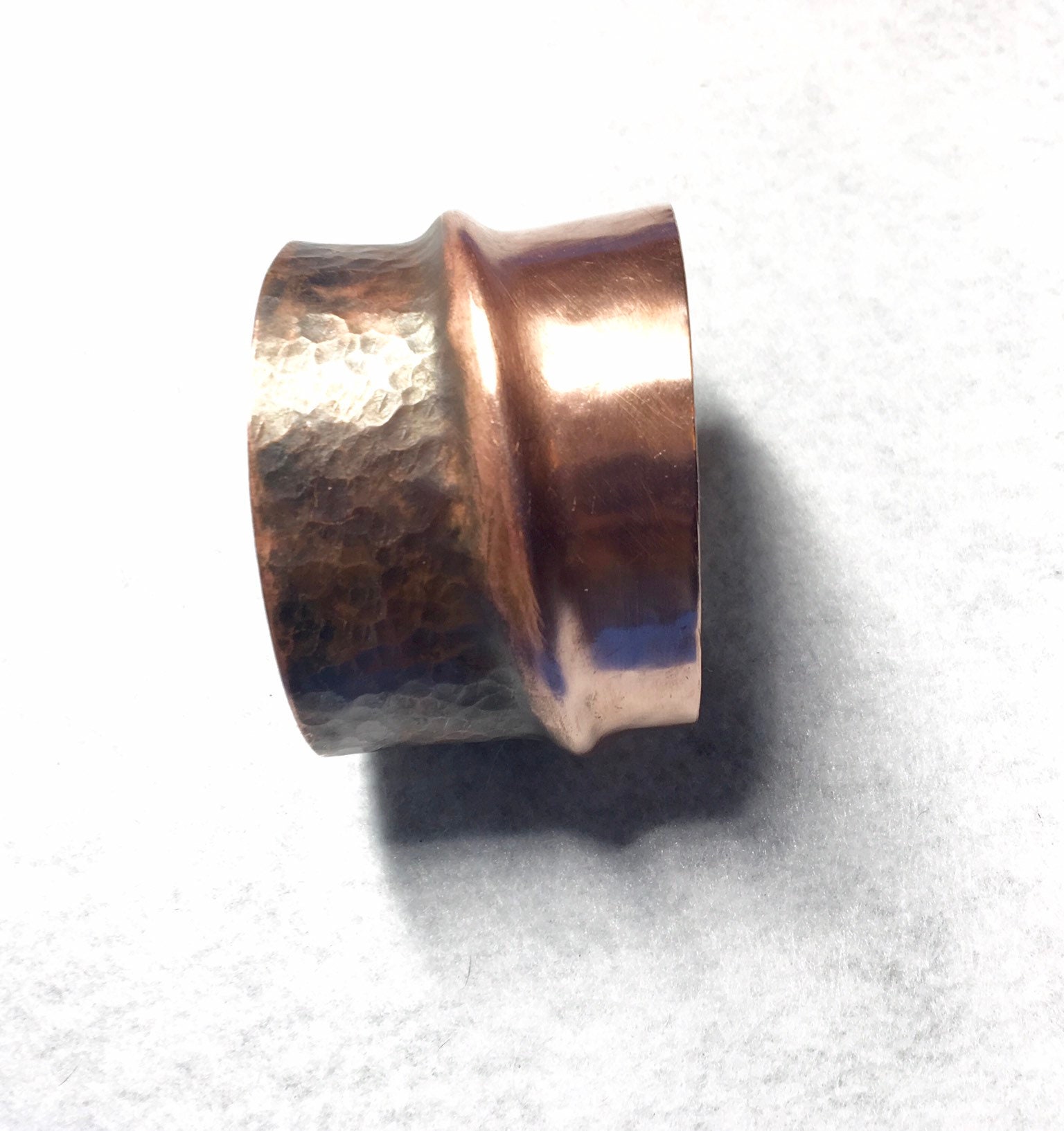 Kupfer Manschette Armband, Unisex, Rustikal, Breit, Boho von PokitaGifts