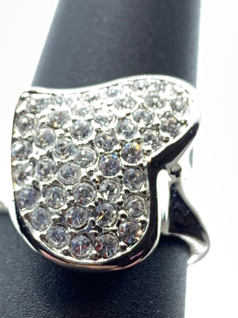 Lia Sophia Herz Ring Mit Zirkonia/Kristalle, Gr. 6 von PokitaGifts