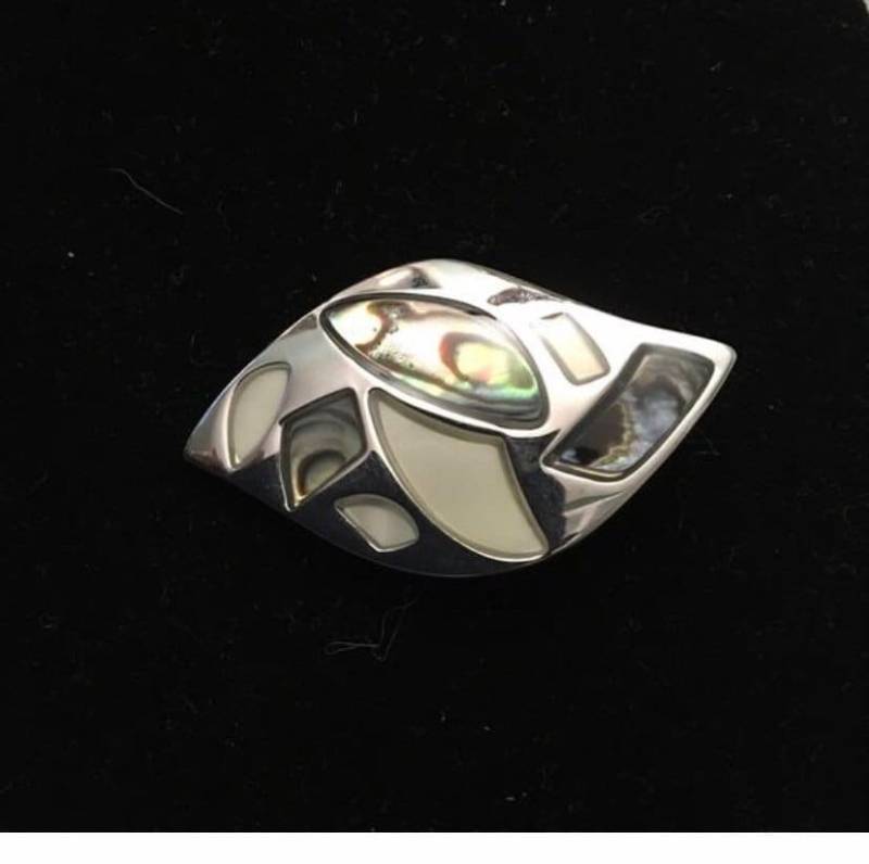 Lia Sophia Silberfarben Mit Abalone Anhänger Oder Halskette von PokitaGifts