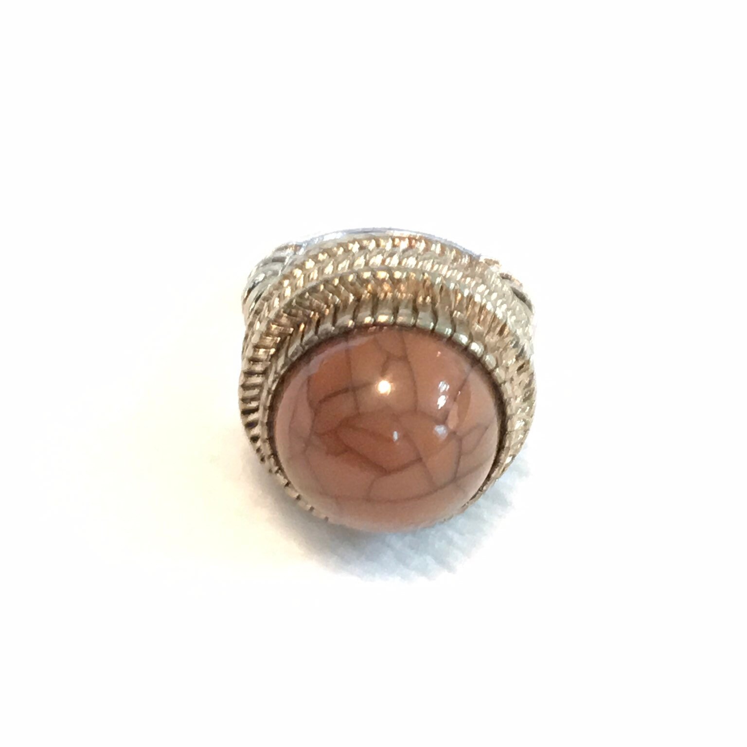 Vintage Brauner Ring Gr.5, 5 von PokitaGifts