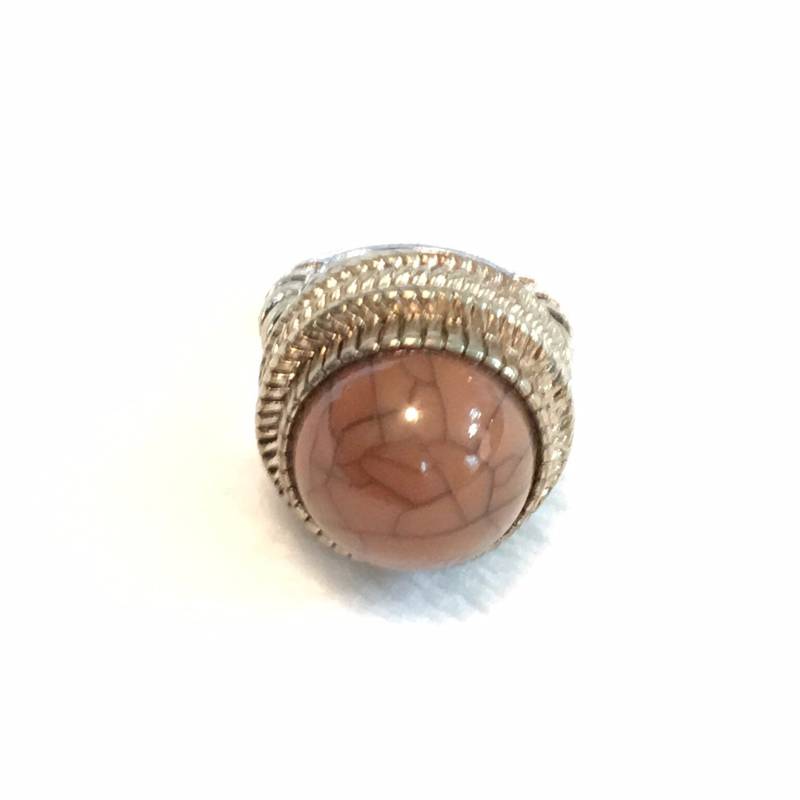 Vintage Brauner Ring Gr.5, 5 von PokitaGifts