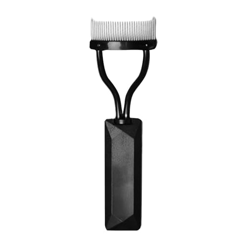 Lash Comb Separator Eye Lash Separator Arc Lash Comb Prevent Clumping Protective Cover Black 8.7cm/3.42'' For Home Travel Women Lashes von Pokronc