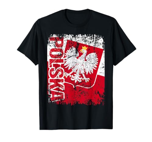 POLEN POLSKA Flagge Adler Damen Herren Kinder POLSKA T-Shirt von Poland Family Shop