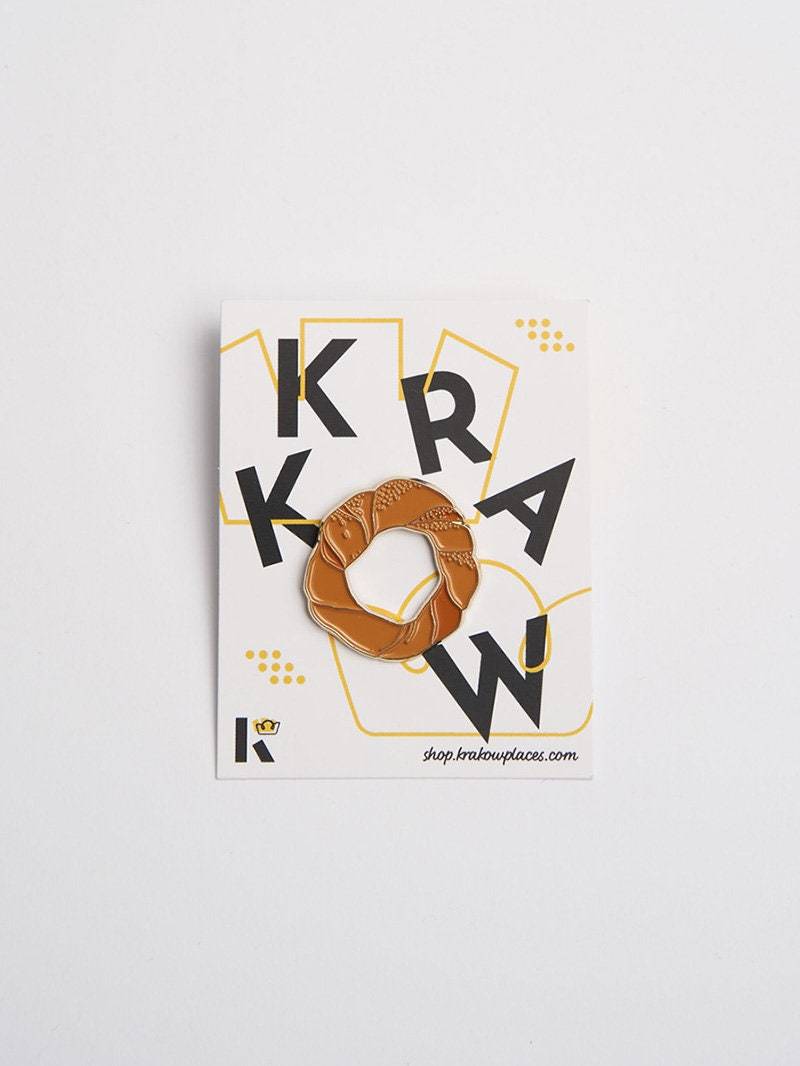 Anstecker | Anstecknadel Obwarzanek Bretzel Soft Enamel Pin Anstecker | Anstecknadel Obwarzanek Bretzel Soft Enamel Pin von PolandPlaces