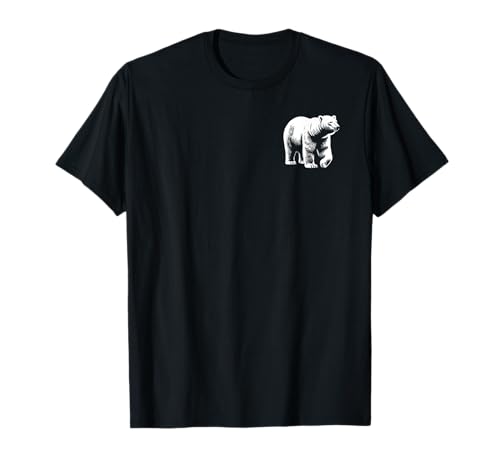 Eisbär Papa Mama Liebhaber - Monochromatischer Eisbär T-Shirt von Polar Bear Gift for Men, Women, Dad & Mom
